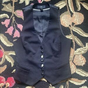 H&M Upcycled Elegant Black Sleeveless Vest
